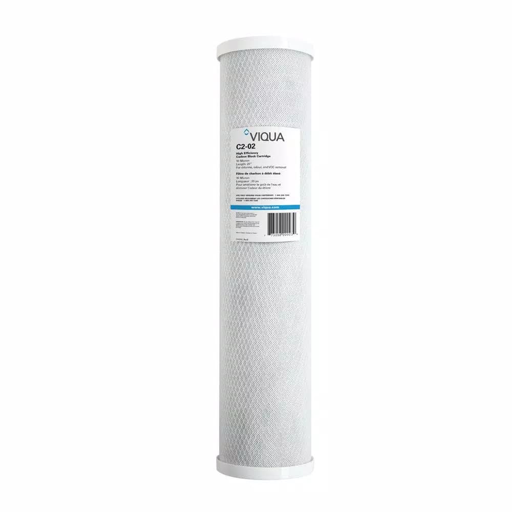Viqua 20 in. Replacement Carbon Block Filter Cartridge for Big Blue Filter Housings