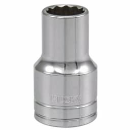 Husky 1/2 in. Drive 12-Point SAE Standard Socket, Intermediate Depth thumbnail 1