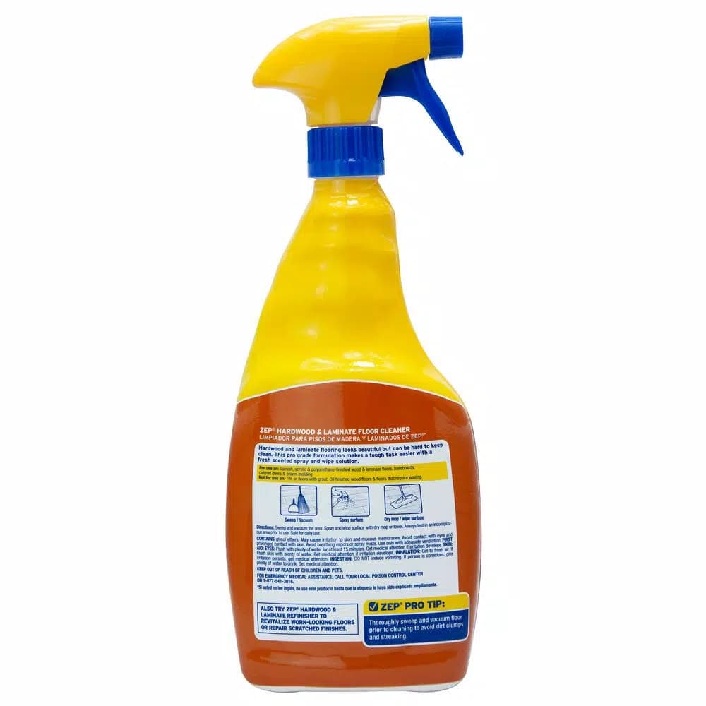 Zep Hardwood and Laminate Floor Cleaner, 32 oz. (Case of 12)