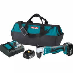Makita 18V LXT Cordless 3/8 in. Right Angle Drill Kit with (2) 3.0Ah Batteries, Charger, and Tool Bag thumbnail 1