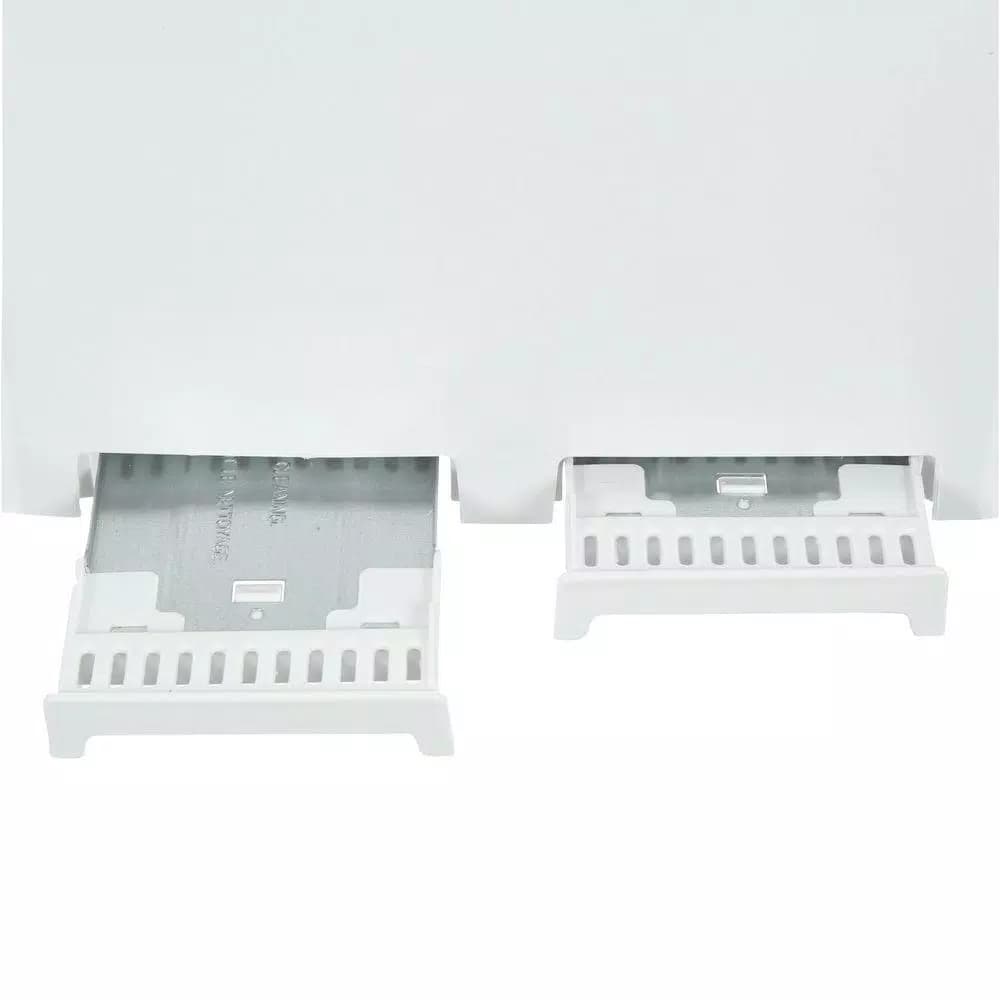 Cuisinart Compact 4-Slice White Wide Slot Toaster with Crumb Tray