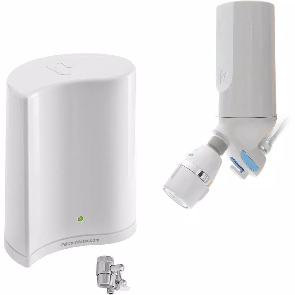 Pelican Water Pelican 3-Stage Shower and Countertop Drinking Water Purification System Combo
