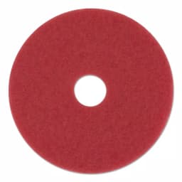 Premiere Pads 12 in. Red Buffing Floor Maintenance Pad thumbnail 1