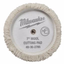 Milwaukee 7 in. Wool Polishing Pad for Car Paint thumbnail 3
