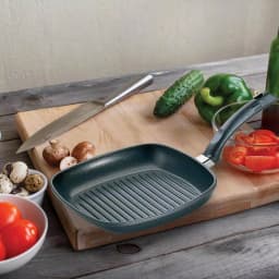 Berndes SignoCast 12 in. Cast Aluminum Nonstick Grill Pan, Black thumbnail 3