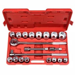 TEKTON 21-Piece 3/4 in. Drive 6-Point Shallow Socket Set, 7/8 in. to 2 in. thumbnail 1