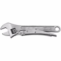 Stanley MaxGrip 10 in. Locking Adjustable Wrench, Chrome Vanadium Steel thumbnail 1