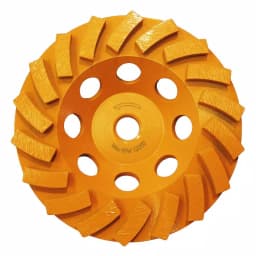 RIDGID 5 in. 18-Segment Turbo Diamond Cup Grinding Wheel thumbnail 1