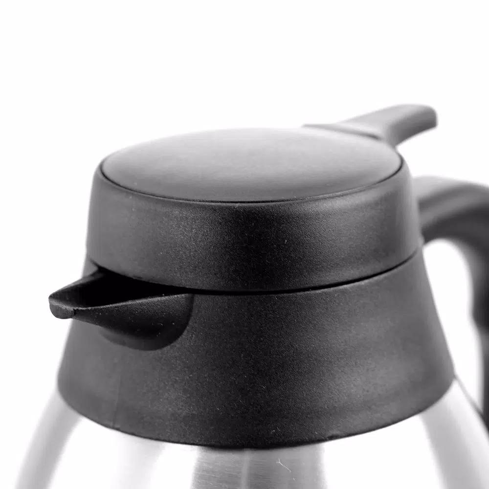 MegaChef Mega Chef 67.6 fl. oz. Stainless Steel Insulated Thermal Carafe with Black Lid