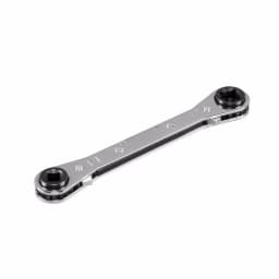 Klein Tools 5.5 in. Ratcheting Refrigeration Wrench, Double Box End thumbnail 4