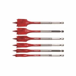 Hilti High Speed Wood Spade Bit Set, 6-Piece thumbnail 1