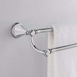 Delta Cassidy 24 in. Double Towel Bar in Polished Chrome thumbnail 2