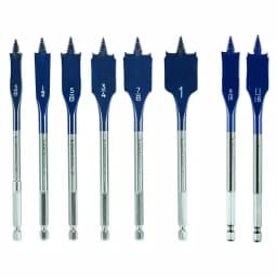Bosch Daredevil Standard Spade Bit Set, 8-Piece High Speed Steel Kit thumbnail 1