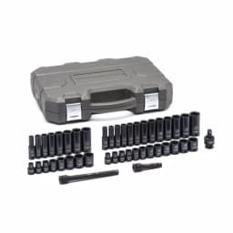 GearWrench 44-Piece 3/8 in. Drive SAE/Metric Deep Impact Socket Set thumbnail 1