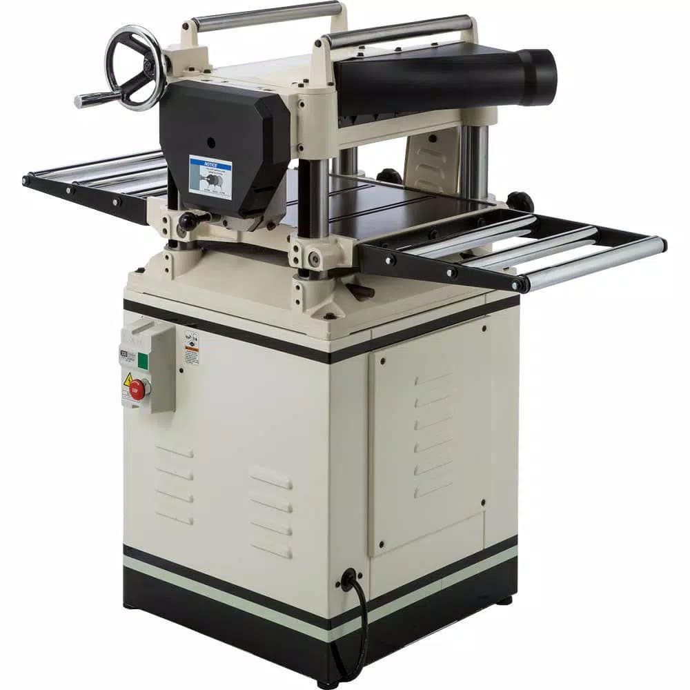Shop Fox 15 in. Stationary Thickness Planer with 3-Knife Cutterhead, 3 HP, 240V
