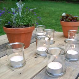LUMABASE Mega Extra Large White Tea Light Candles, Unscented Paraffin Wax, 12-Count thumbnail 4