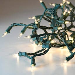 LUMABASE 200-Light Clear Mini String Lights, Warm White Incandescent, Green Wire, Indoor/Outdoor thumbnail 3