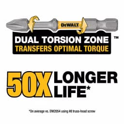 DEWALT MAX IMPACT #2 Phillips Screwdriver Bit, 6 in. thumbnail 7