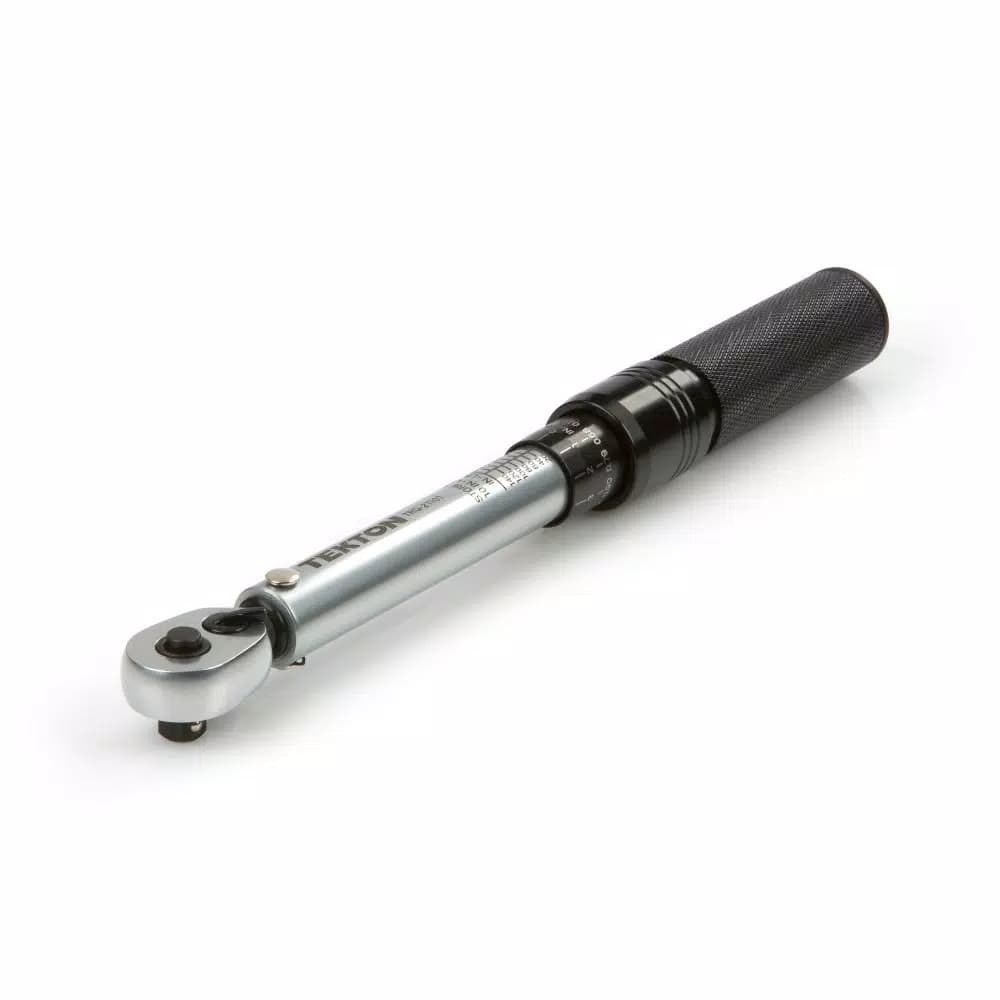 TEKTON 1/4 in. Drive Dual-Direction Click Torque Wrench, 10-150 in./lb.