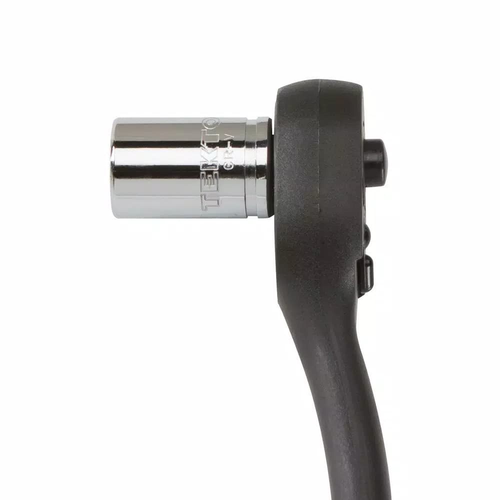 TEKTON 1/4 in. Drive 5 in. Composite Ratchet with 72-Tooth Gear