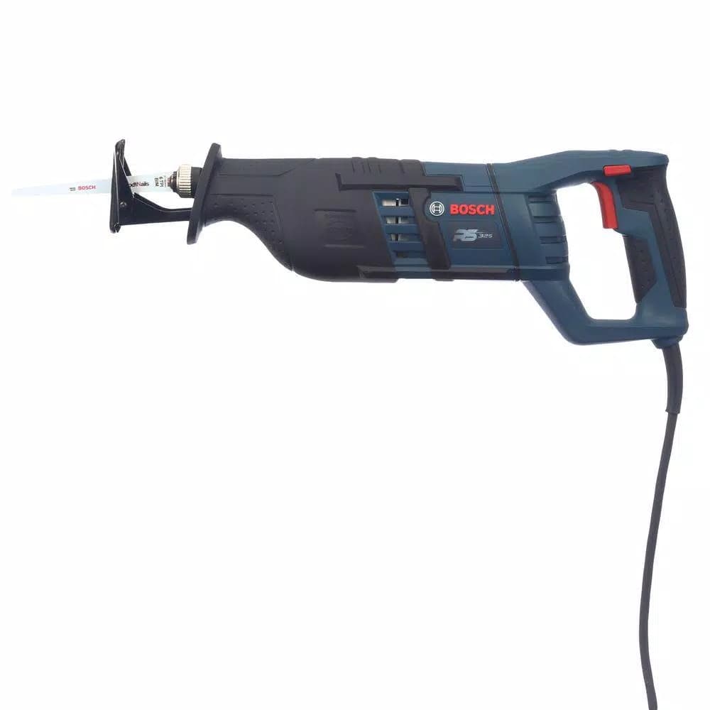 Bosch 12 Amp Corded 1 in. Variable Speed Compact Reciprocating Saw with Carrying Case