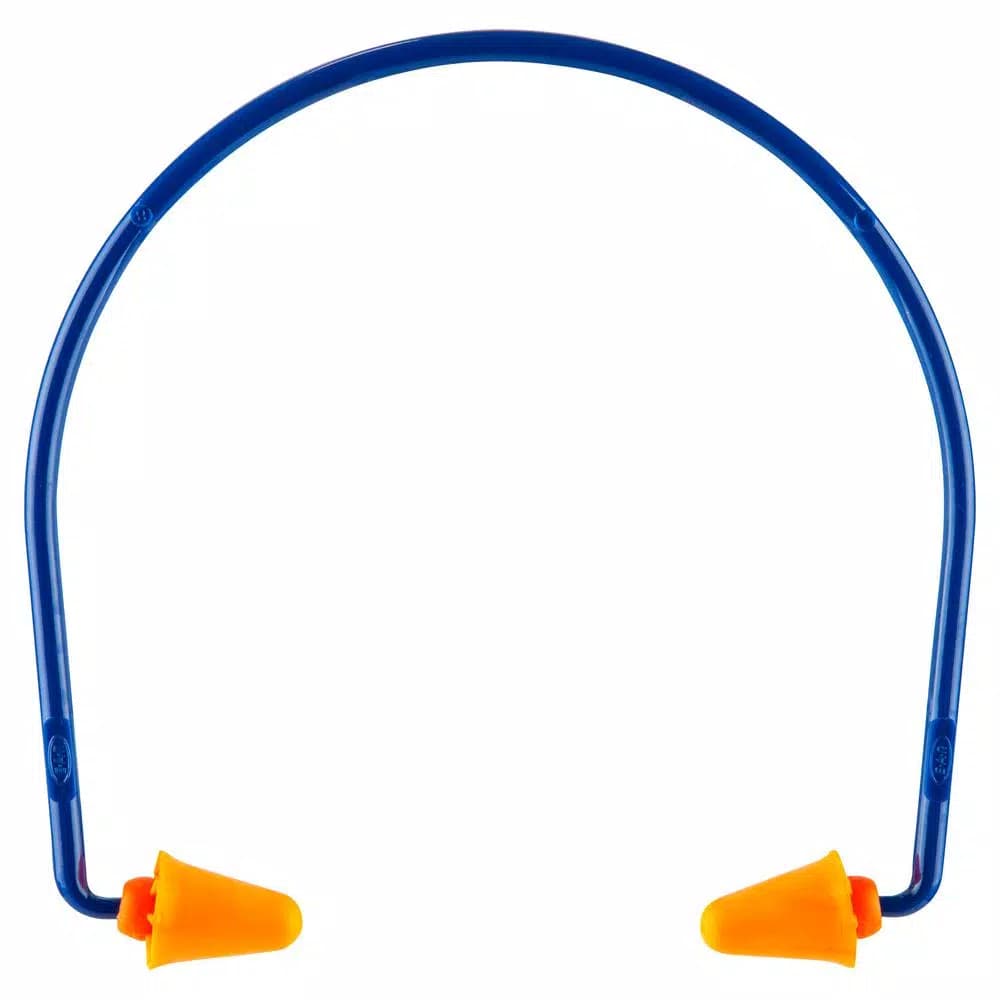 3M Banded Style Hearing Protector, Orange, 28 dB NRR