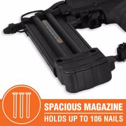 WEN 18-Gauge Pneumatic Brad Nailer Kit, 3/8 in. to 2 in., Includes 2000 Nails thumbnail 3