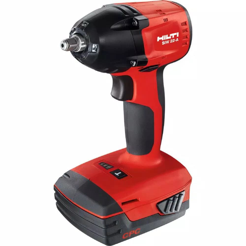 Hilti SIW 22V 3/8 in. Cordless Brushless Compact Impact Wrench Kit with (2) 4 Ah Batteries, Charger, and Bag
