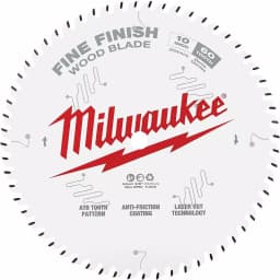 Milwaukee 10 in. 60-Tooth Fine Finish Circular Saw Blade, 5/8 in. Arbor thumbnail 1