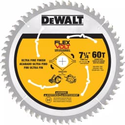 DEWALT FLEXVOLT 7-1/4 in. 60-Teeth Carbide-Tipped Circular Saw Blade thumbnail 1