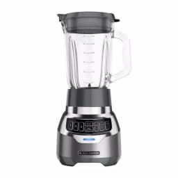 BLACK+DECKER PowerCrush 48 oz. Digital Blender with Quiet Technology, 900W, Silver thumbnail 1
