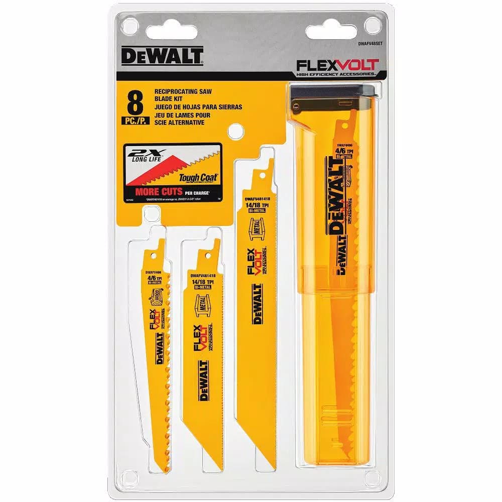 DEWALT FLEXVOLT Reciprocating Saw and 7-1/4 in. Circular Saw Blade Set, 11-Pack