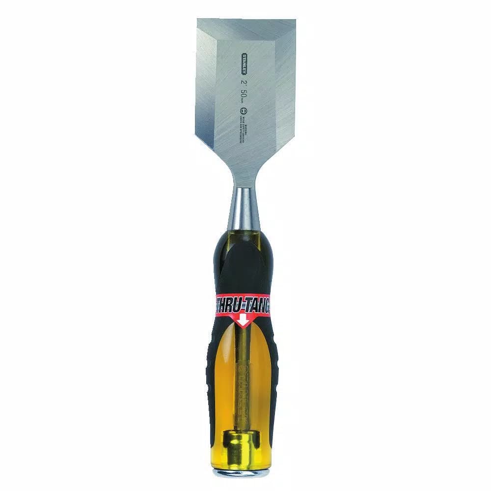 Stanley FatMax 2 in. Wide Thru-Tang Wood Chisel, High-Chrome Carbon Alloy Steel
