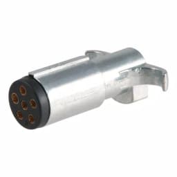 CURT 6-Way Round Trailer Connector Plug, Male End, Die-Cast Metal thumbnail 4