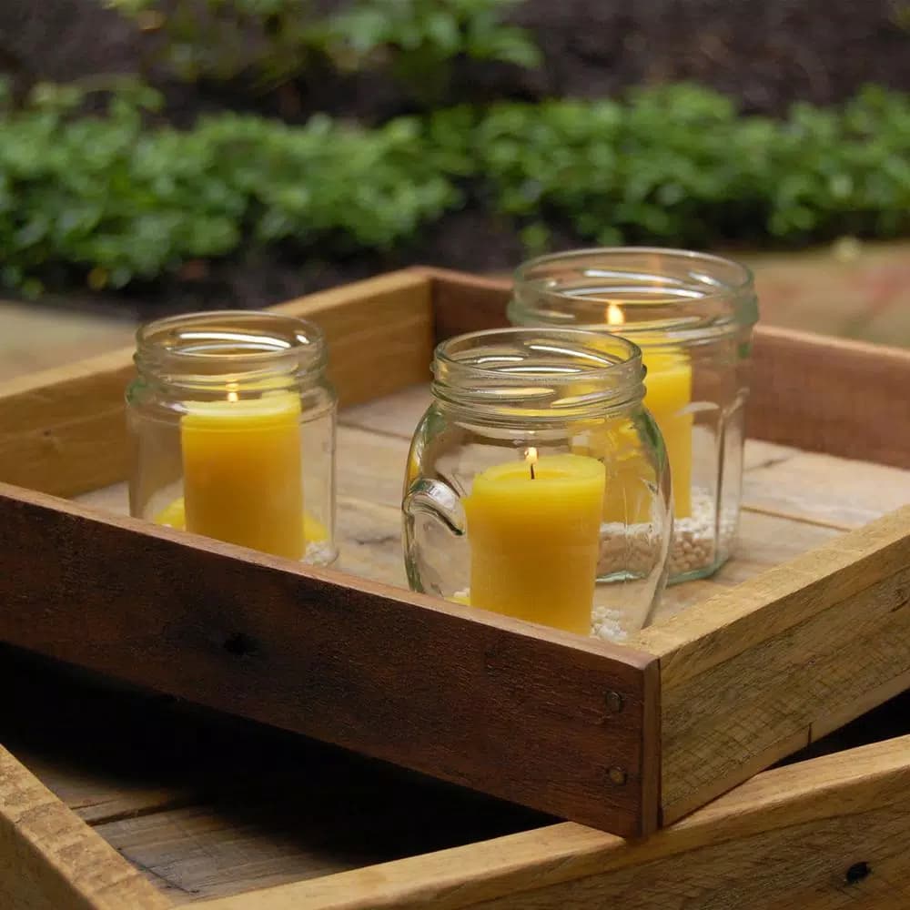 LUMABASE Citronella Scented Votive Candles, 36 Pack, Yellow Paraffin Wax