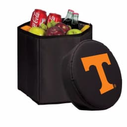 Picnic Time Tennessee Volunteers 12 Qt. Bongo Collapsible Soft-Side Cooler - Black thumbnail 1
