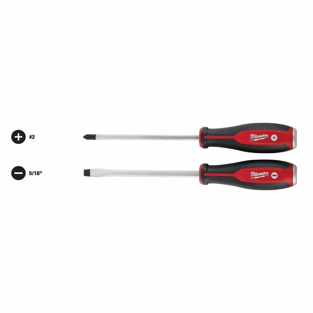 Milwaukee Demolition Screwdriver Set with Steel Caps, 2-Piece