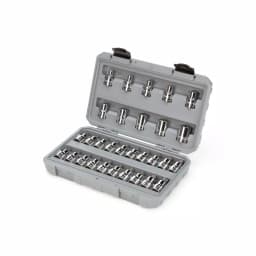 TEKTON 1/2 Inch Drive Torx, Tamper-Resistant Torx & External Star Socket Set, 30-Piece thumbnail 2
