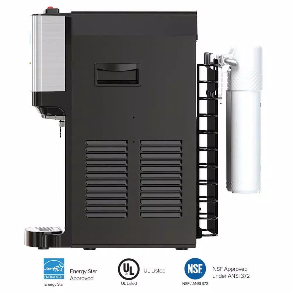 Brio Tri-Temp 2-Stage Countertop Bottleless Water Cooler with UV Self-Cleaning