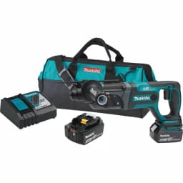 Makita 18V LXT Cordless SDS-Plus Rotary Hammer Drill Kit w/ (2) 5.0Ah Batteries & Charger thumbnail 1