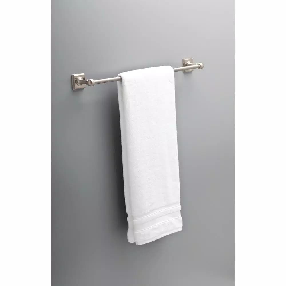 Delta Teague 24 in. Single Towel Bar in SpotShield Brushed Nickel