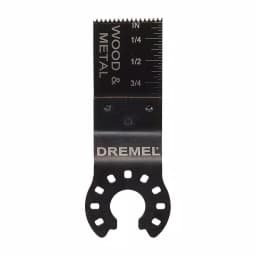 Dremel Multi-Max 3/4 in. Flush Cut Oscillating Tool Blade for Wood, Metal, Plastic, and Drywall thumbnail 1