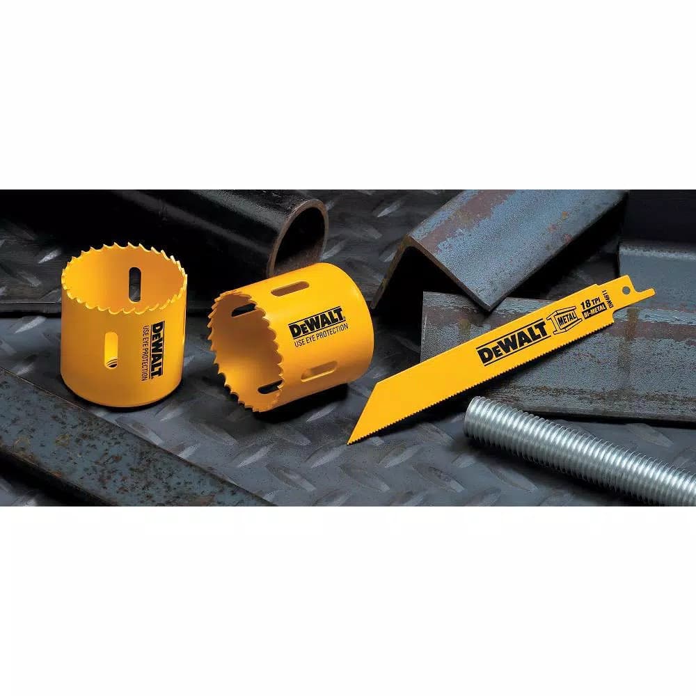 DEWALT 6 in. 18 TPI Bi-Metal Straight Back Reciprocating Saw Blade (5-Pack)