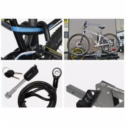 Swagman Dispatch Premiere 2-Bike Platform RV Hitch Rack - Gray and Black thumbnail 5