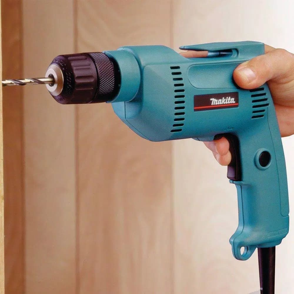 Makita 6408K 3/8 in. Corded Variable Speed Drill with Keyless Chuck and Hard Case