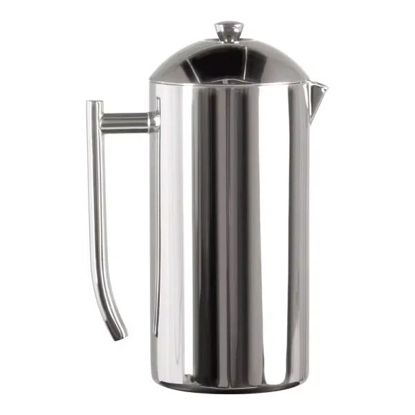 Frieling 5.5-Cup Mirror Finish Stainless Steel French Press, Double-Walled Insulated