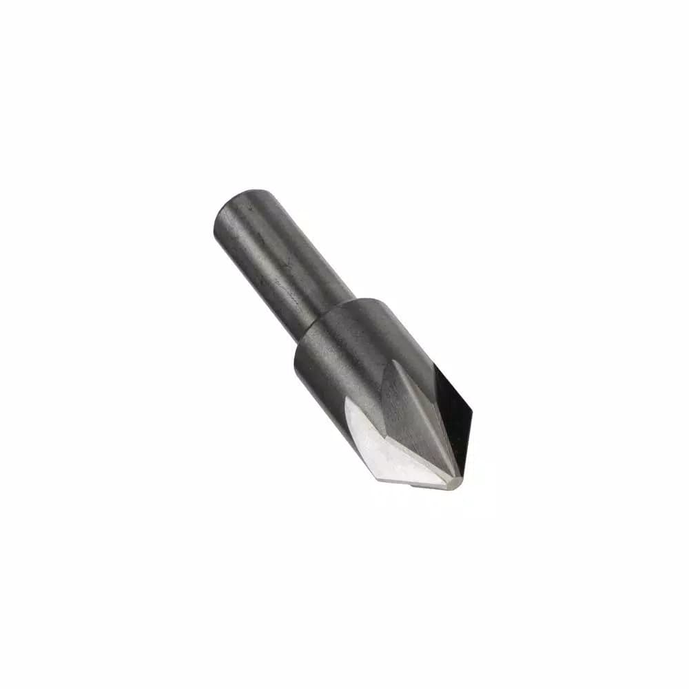 Drill America 1/4 in. 60-Degree 6-Flute High Speed Steel Countersink Bit