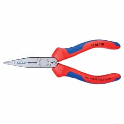 Knipex Long Nose Side Cutting Pliers, Forged Vanadium Steel, 60 HRC Hardness thumbnail 1