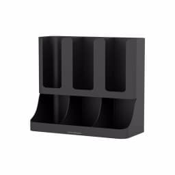 Mind Reader Black Coffee and Tea Station Organizer with Pod, Cup, and Condiment Storage thumbnail 5