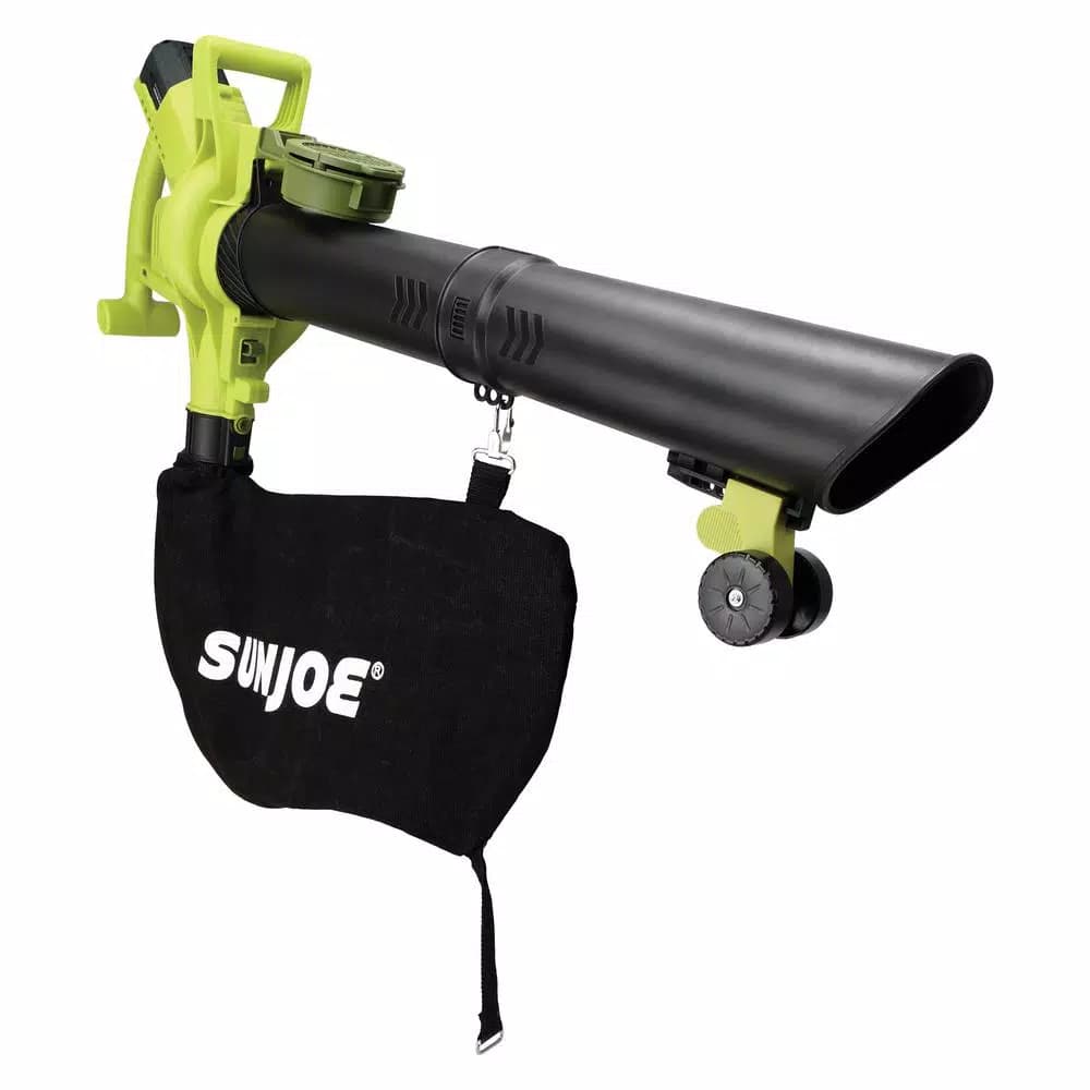 Sun Joe iONBV-XR 40V Cordless 3-in-1 Blower, Vacuum, and Mulcher Kit with 5.0 Ah Battery and Charger